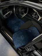 سجادة سيارة "رونق" – لمسة فاخرة شرقية ( اربع قطع كاملة للسيارة ) مناسبة لجميع انواع السيارات